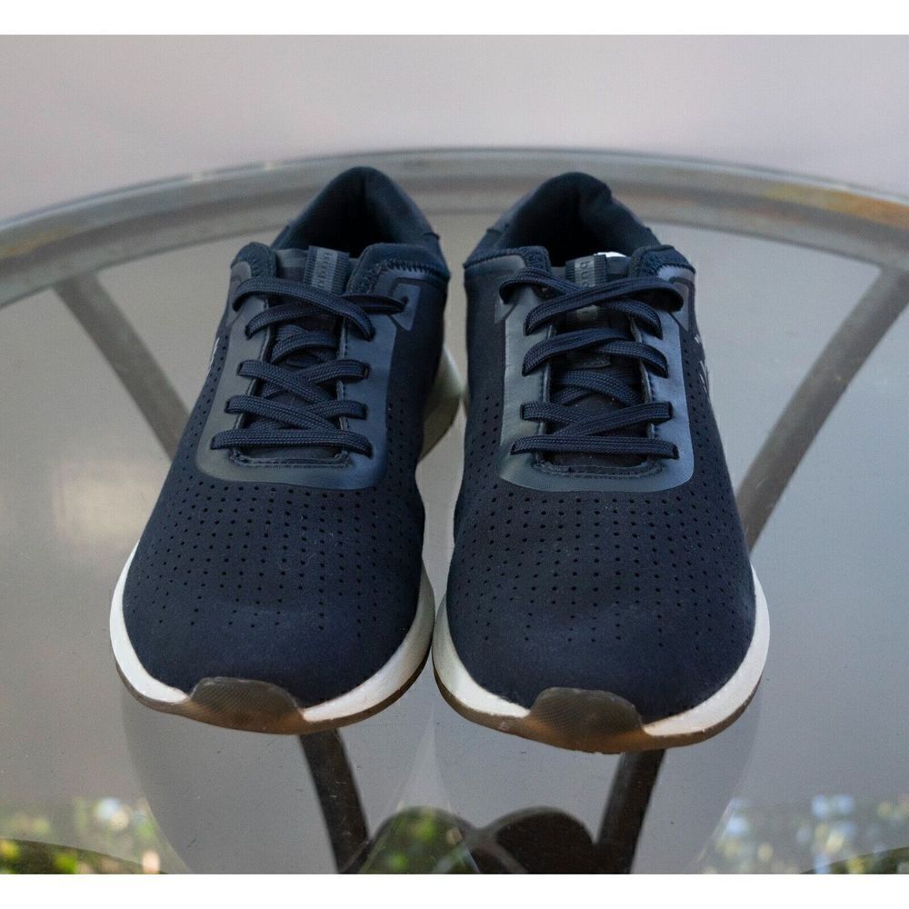 Bugatti Men's Sneaker Dark Blue Navy Perforated Size 42 (9us) - Picture 7 of 8